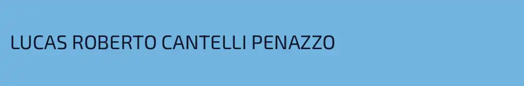 LUCAS ROBERTO CANTELLI PENAZZO